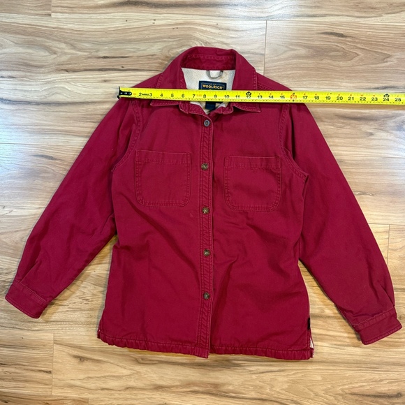 Woolrich Women’s S Fleece Lined Field Jacket Red - Picture 4 of 9